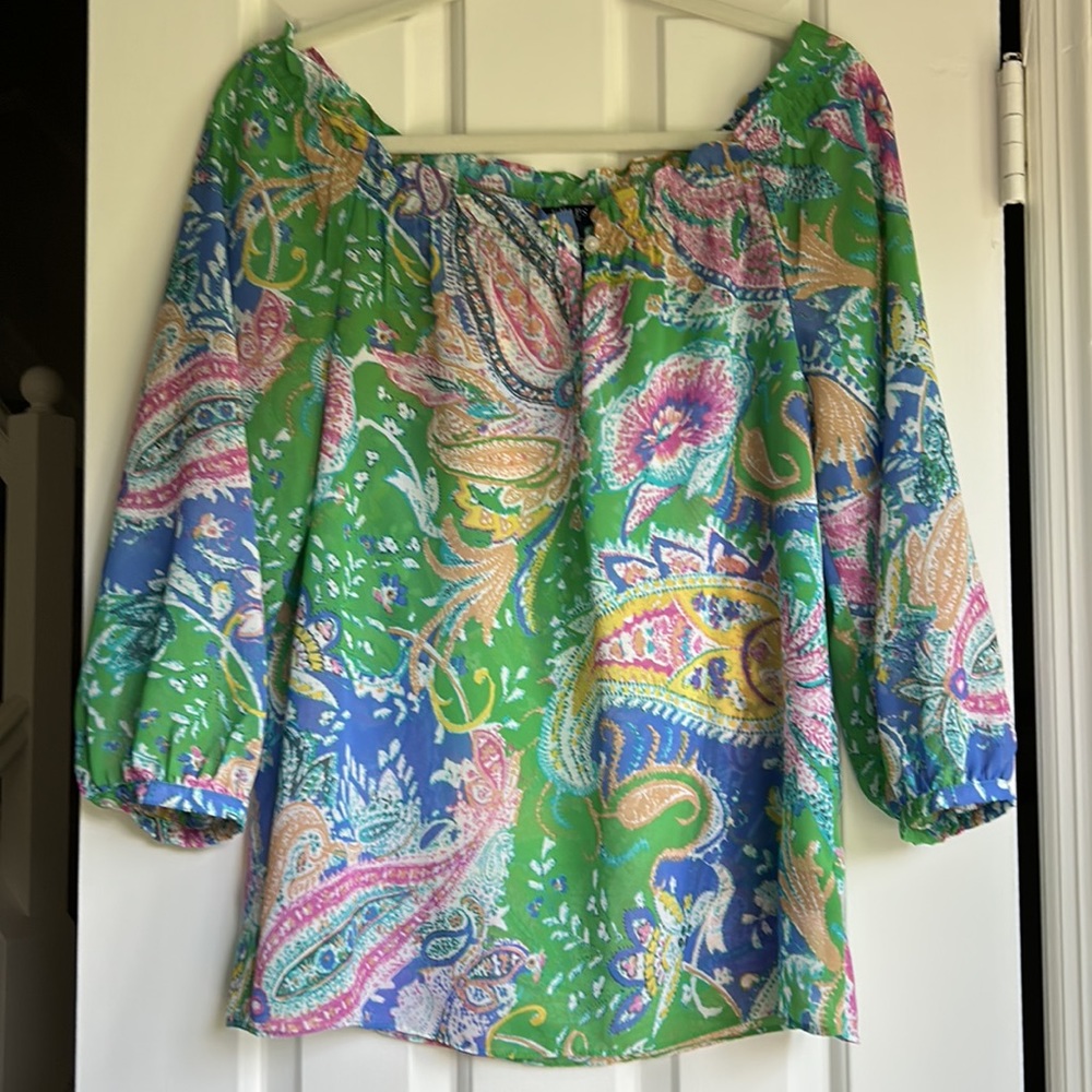 Chaps Peasant Style Top - image 1